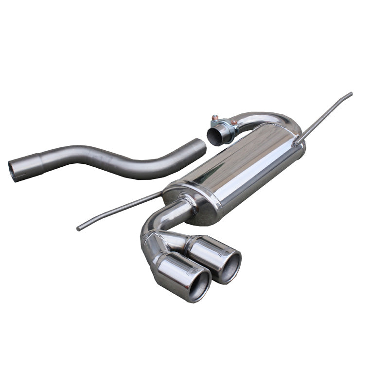 InoXcar, Échappement sport, compatible avec Volkswagen Golf VI 1.4TSi (160HP) 2008- 2x80mm
