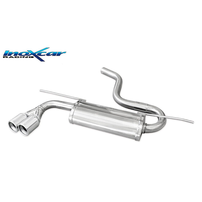 InoXcar, dubbele sportuitlaat, past op Volkswagen Golf VII 2.0 GTD 184HP 2012- 2019 2x80mm