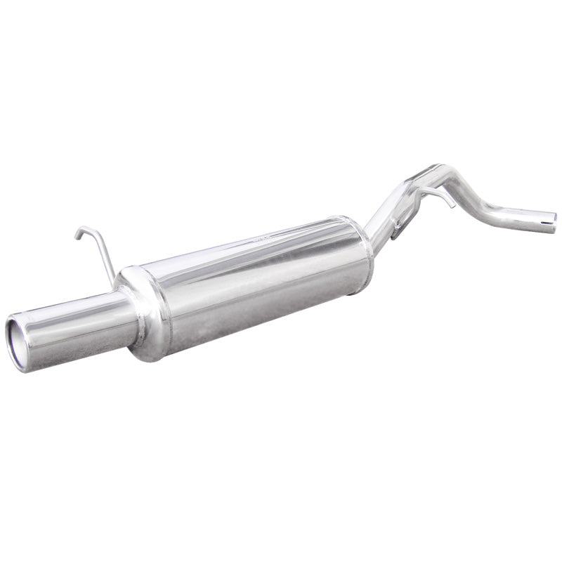 InoXcar, Sportuitlaat, past op Volkswagen Polo (9N2) 1.4 TDI Sportline 80hp 2005-2008 1x80mm