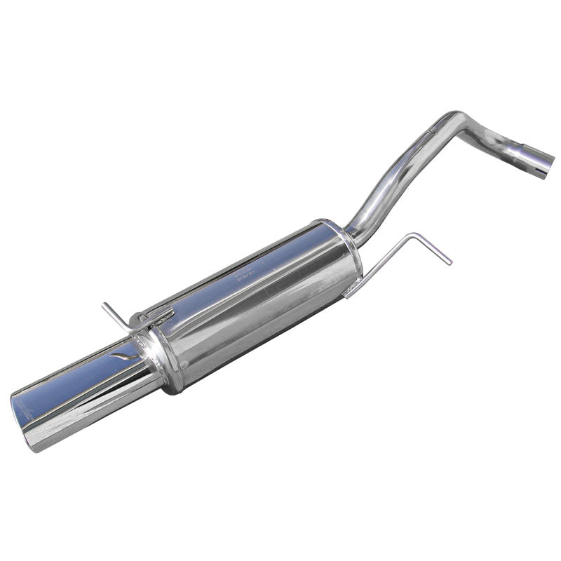 InoXcar, Sports exhaust, fits Volkswagen Polo 6R GTi 1.4 16v TSi (180HP) 2010- 120x80mm Oblique (Ø55mm)