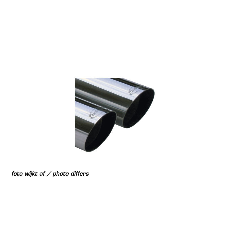 InoXcar, Sports exhaust, fits Volkswagen Polo 6R GTi 1.4 16v TSi (180HP) 2010- 2x80mm X-Race (Ø55mm)