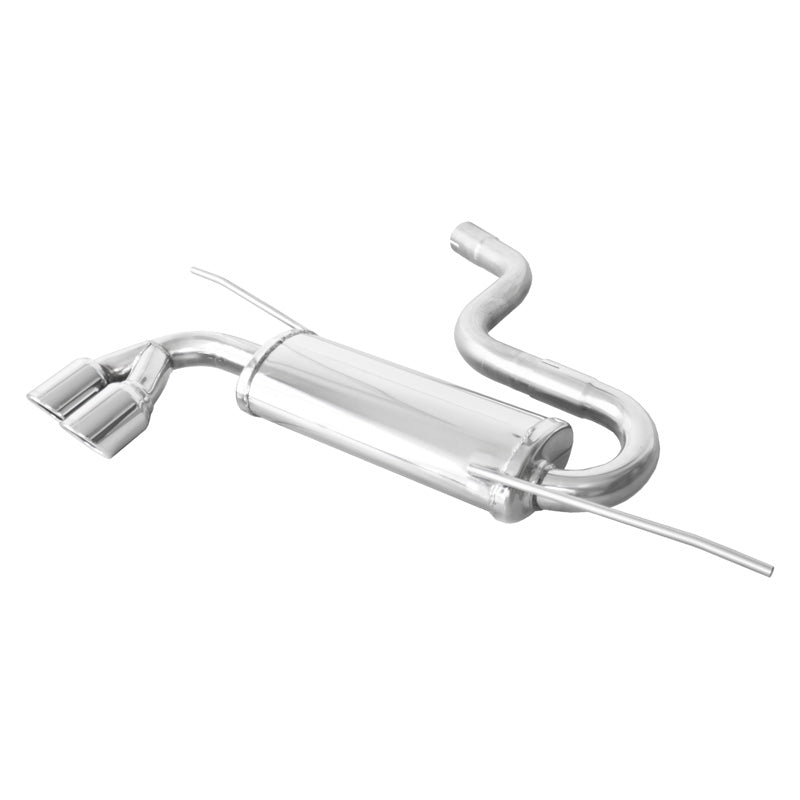 InoXcar, Sports exhaust, fits Volkswagen Scirocco 2.0 TFSI 200hp 2008- Ø 65 2x80mm X-Race