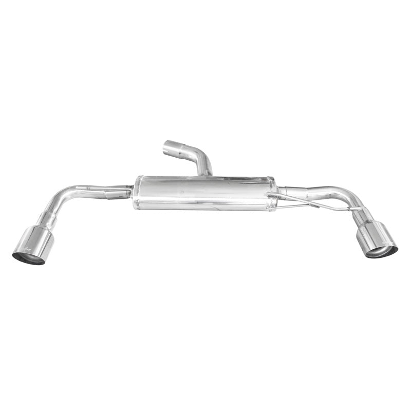 InoXcar, Dual sports exhaust, fits Volkswagen Scirocco 2.0 R TSi DSG (265HP) 2010- Left/Right 102mm Racing