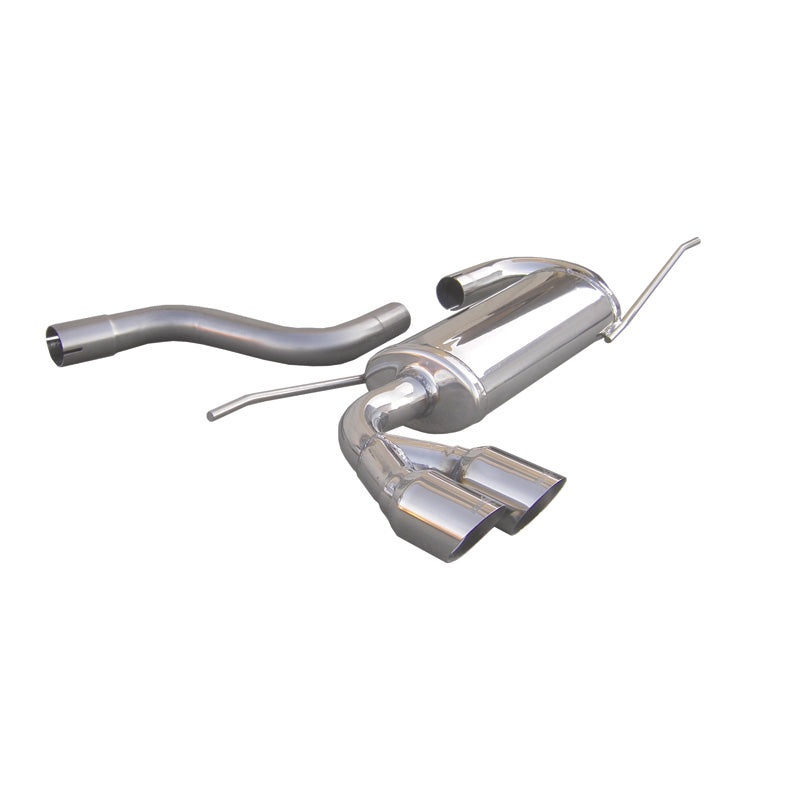 InoXcar, Sports exhaust, fits Volkswagen Scirocco 2.0TDi (170HP) 2008- 2x80mm Racing
