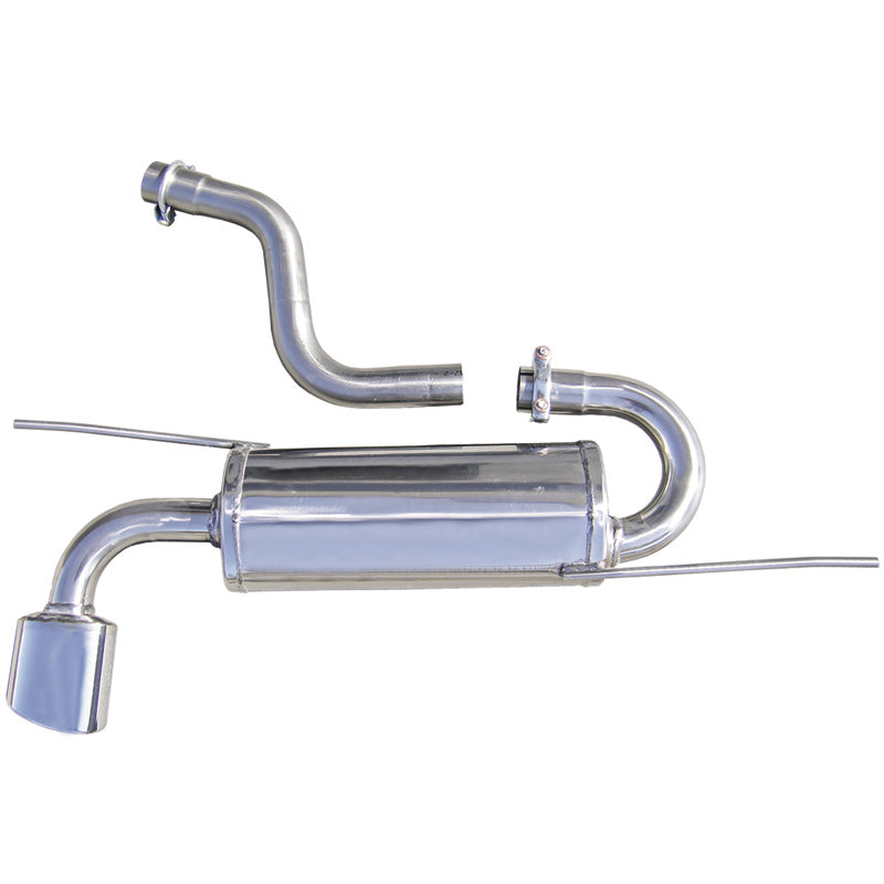 InoXcar, Sports exhaust, fits Volkswagen Scirocco 2.0TDi (170HP) 2008- 120x80mm Oblique