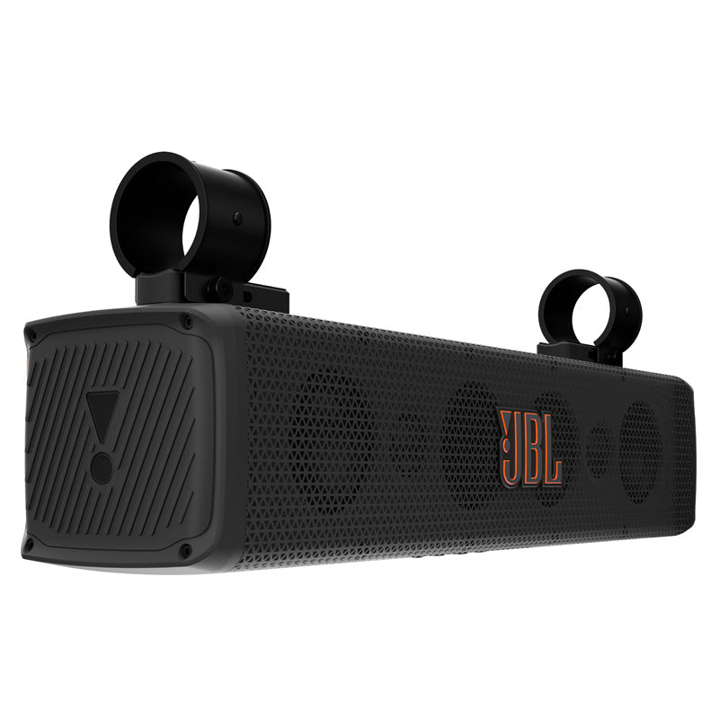 JBL, Rallybar S, soundbar Bluetooth, 150W RMS, résistante à l'eau et à la poussière, 21"