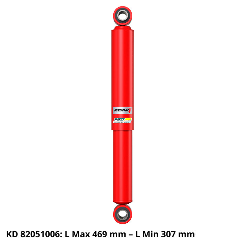 Koni, Special Active, amortisseur, 1 pièce convient à Fiat Ducato (250/290) Van/Box/Bus/Camper Van/Motorhome 2006- - essieu arrière - essieu arrière: Lmin 307mm-Lmax 469mm (8205-1006)