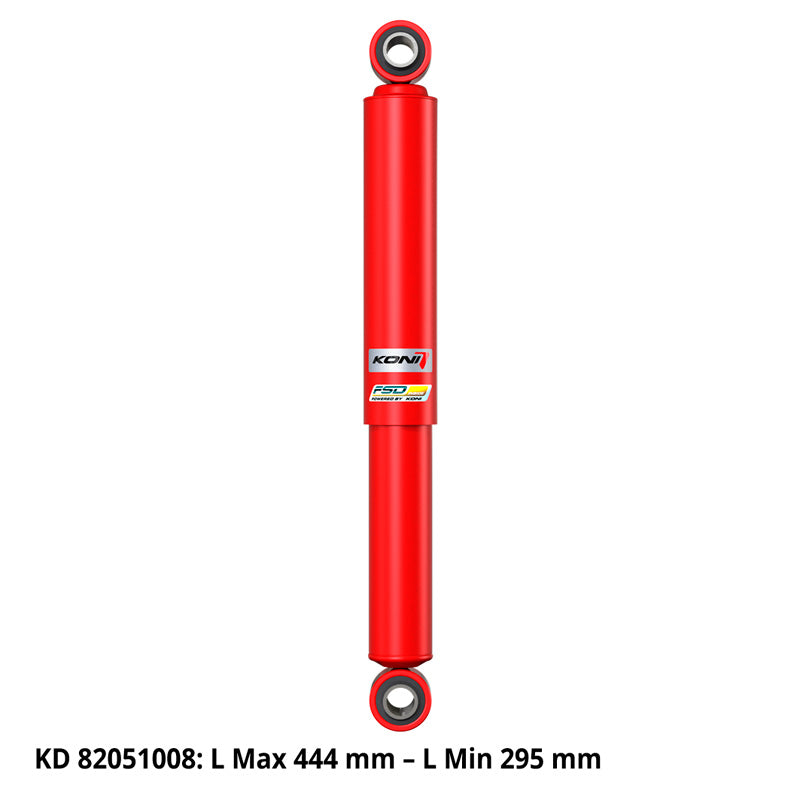 Koni, Special Active, amortisseur, 1 pièce convient à Fiat Ducato (250/290) Van/Box/Bus/Camper Van/Motorhome 2006- - Essieu arrière - Essieu arrière: Lmin 295mm-Lmax 444mm (8205-1008)