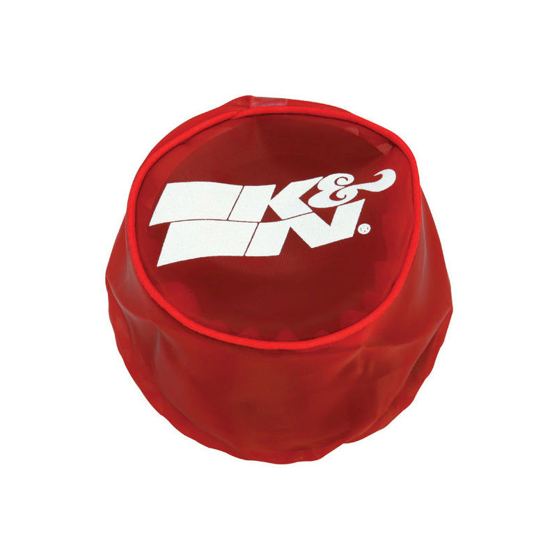 K&N, enveloppe de filtre PreCharger - Rouge - 114-89 x 64mm