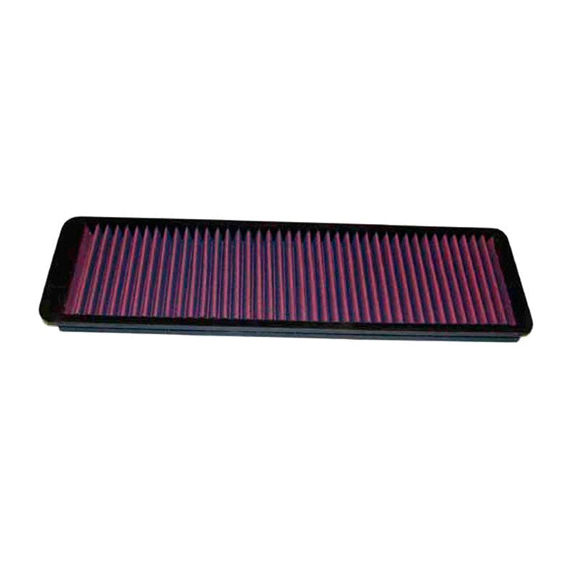 K&N Panel filter, fits Daimler Double Six, Limousine, Sovereign, Ford Escort, Jaguar XJ/JS/XKE, Lotus Eclat, Elite, Esprit, Excel, Triumph Dolomite, Stag, TR7 1971-1980 (33-2011)