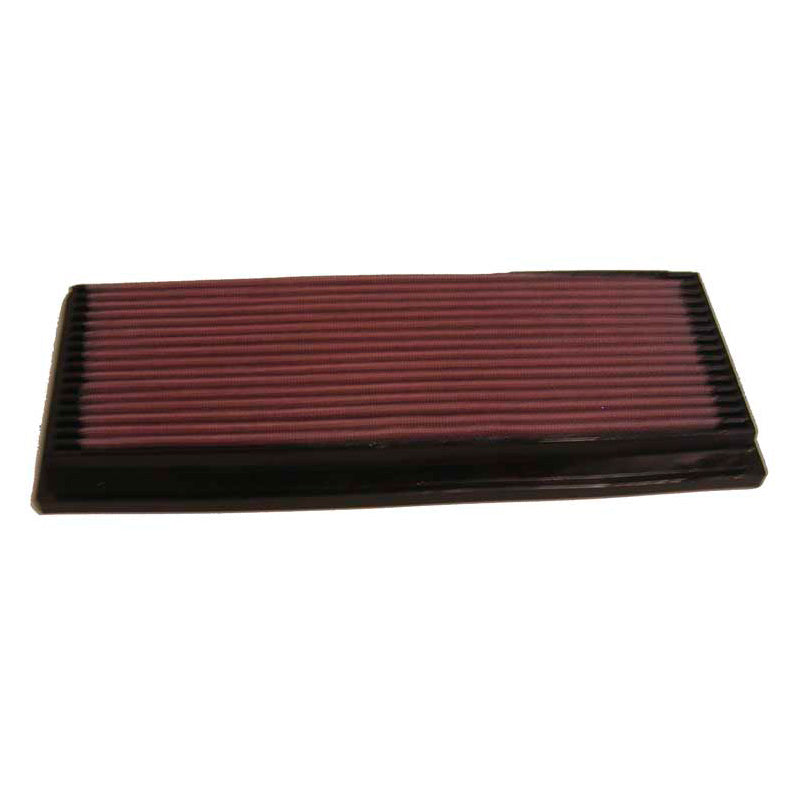 K&N Panel Filter, fits Jeep Cherokee, Comanche, Wagoneer 2.5 1986 / Wrangler 2.5, 4.0, 4.2 1987-1997 (33-2046)