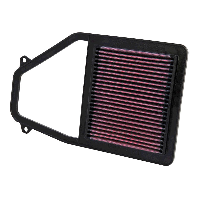 K&N Panel filter, fits Honda Civic 1.7L L4 2001-2005 (33-2192)