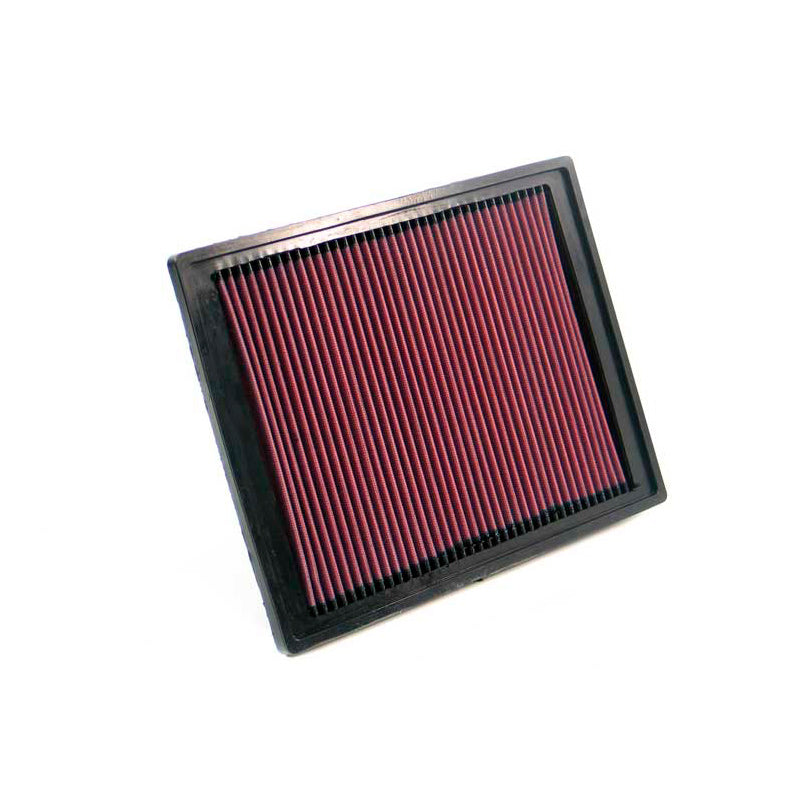 Filtre à panneau K&N, compatible avec Opel Signum, Vectra 2.8 2005-2008 / Saab 9.3 1.8, 1.9D, 2.0, 2.2D, 2.8 2002-2011 (33-2337)