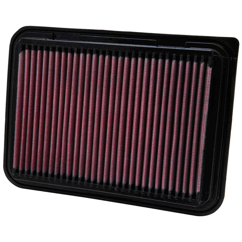 K&N, filtre panneau, compatible avec Toyota Auris (2007-2017), Avensis (2009-2017), Corolla (2007-2017), Matrix (2009-2013), RAV4 158HP (2009-2017), Verso (2010-2017), Yaris (2006-2017) (33-2360)