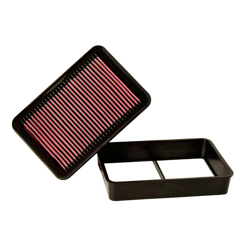 K&N, panel filter, fits Citroën C-Crosser / Mitsubishi ASX, Grandis, Lancer (Evolution+Ralliart), Outlander / Peugeot 4007 (33-2392)