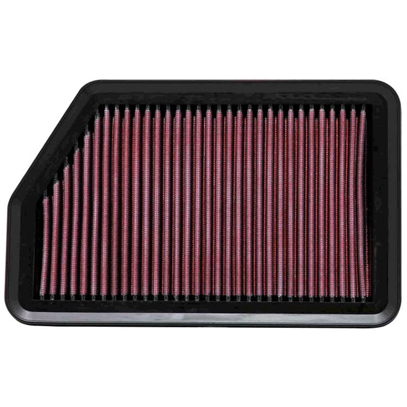 K&N filtre panneau, convient à Hyundai I30, I40, IX35 1.7D/2.0 2010- / Tucson 1.7D/2.4 2010- + 2.0 2011- / Kia Carens 1.6/1.7/2.0, Ceed 1.4/1.6 excl. Turbo 2014-, Forte 2.0, Sportage 1.7D/2.0/2.4 2010- (33-2451)