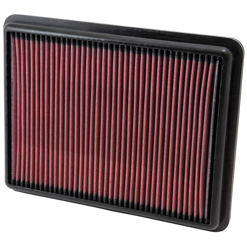 K&N Panelfilter, compatible avec Hyundai Santa Fe 2.0, 2.4, 3.3 2013-2016 / Kia Sorento 2.4, 3.3 2013-2015 (33-2493)