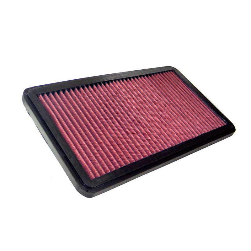 K&N Panel Filter, fits Alfa Romeo 75, Milano 2.5 3.0 1985-1992 / 90 2.0, 2.5 1984-1987 / GTV-6 2.5 1980-1987 (221 x 397 mm) (33-2545)
