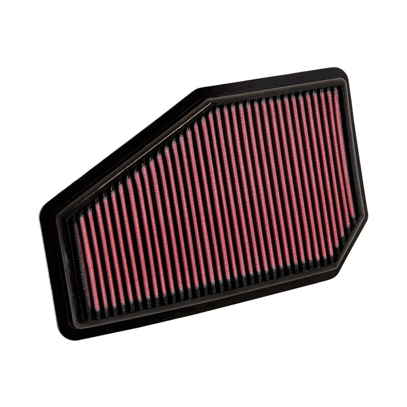 K&N, filtre panneau, lavable, compatible avec Honda Civic VIII L4-2.0L (2007-2010)