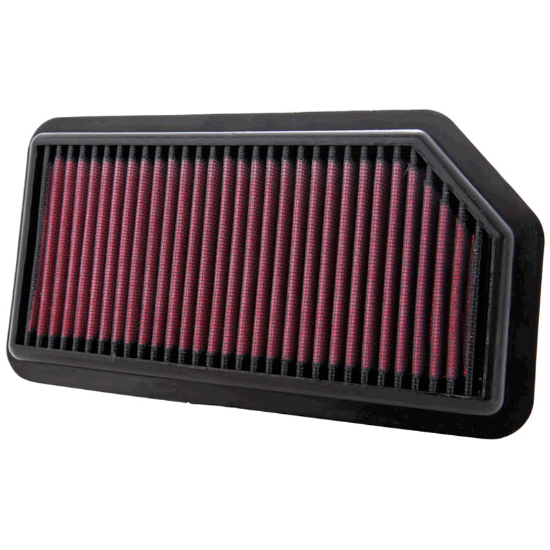 K&N Panel filter, fits Hyundai I20, IX20 / Kia Soul, Venga 1.4, 1.6, 2.0 2008- (33-2960)