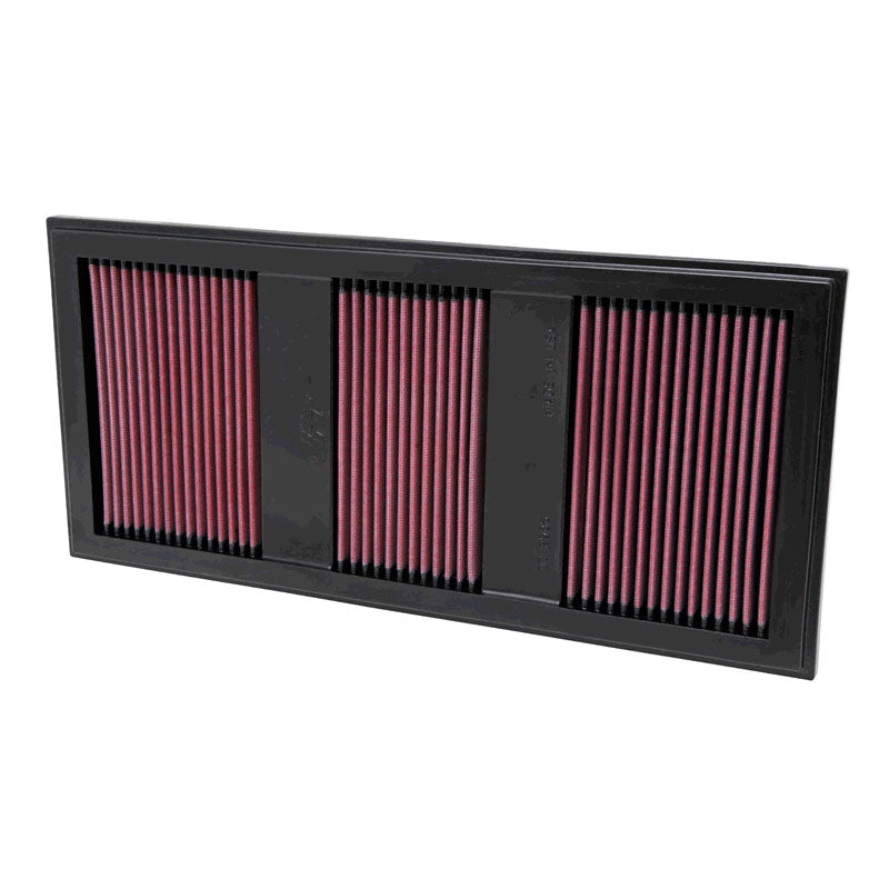 K&N Panel Filter, Fits Mercedes Benz C300, C350, CLS, E300, E350, E400, GLK350, ML350, R350, S350 2011-2013, S400 Hybrid 2014-, SL350 2011-2014, SLK350 2011-2016 (33-2985)