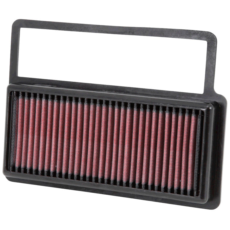 K&N Panel Filter, Fits Opel Combo 1.4T 2012- / Opel Tour 1.4T 2012- / Fiat 500 1.4T 2008-2015 / Doblo 1.4T 2010- (33-3014)
