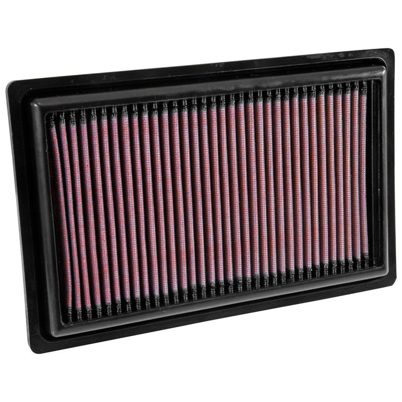 K&N Panel Filter, Fits Mercedes C-Class W205 C160-C350 Hybrid / E-Class W212 E200/E250 / SLK300 / GLC 300 / E-Class W213 E300 (33-3034)
