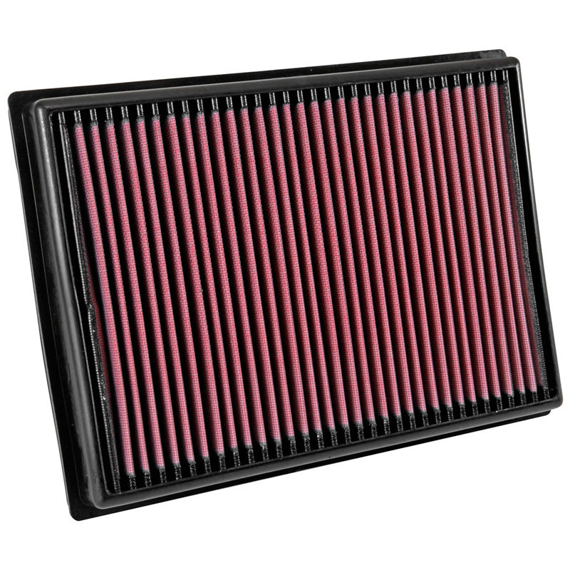 K&N Panelfilter, compatible avec Toyota Fortuner, Hi-Lux (Revo) 2.4D/2.7/2.8D 2016- (33-3045)