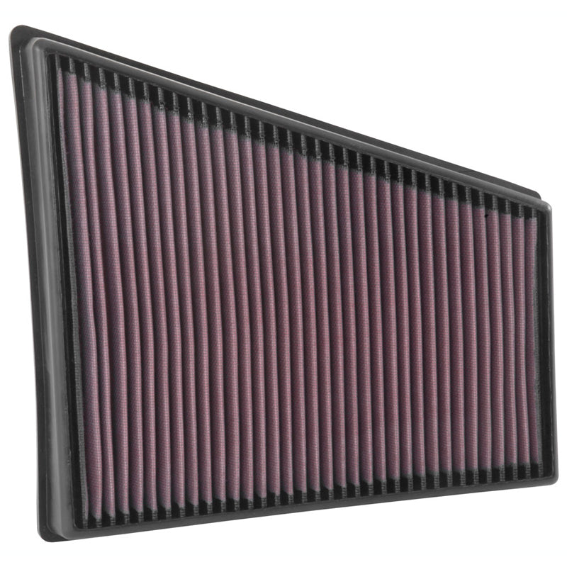 Filtre panneau K&N, compatible avec Porsche 718 Boxster 2.0 & 2.5 2016- (33-3078)