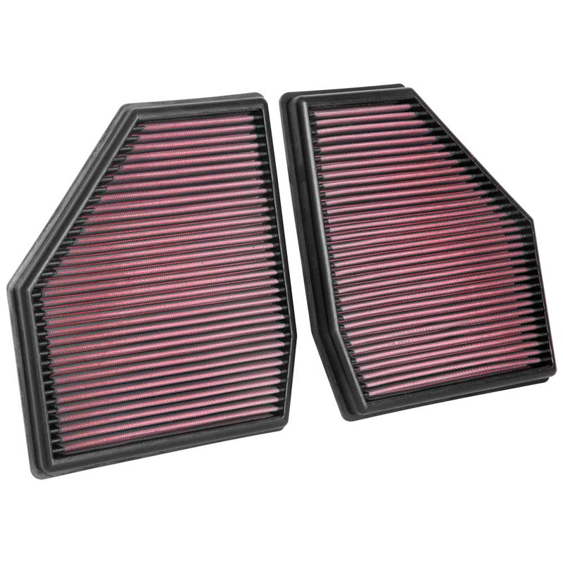 Filtre panneau K&N, compatible avec BMW M5 4.4 Turbo 2018- (lot de 2 pièces) (33-3128)