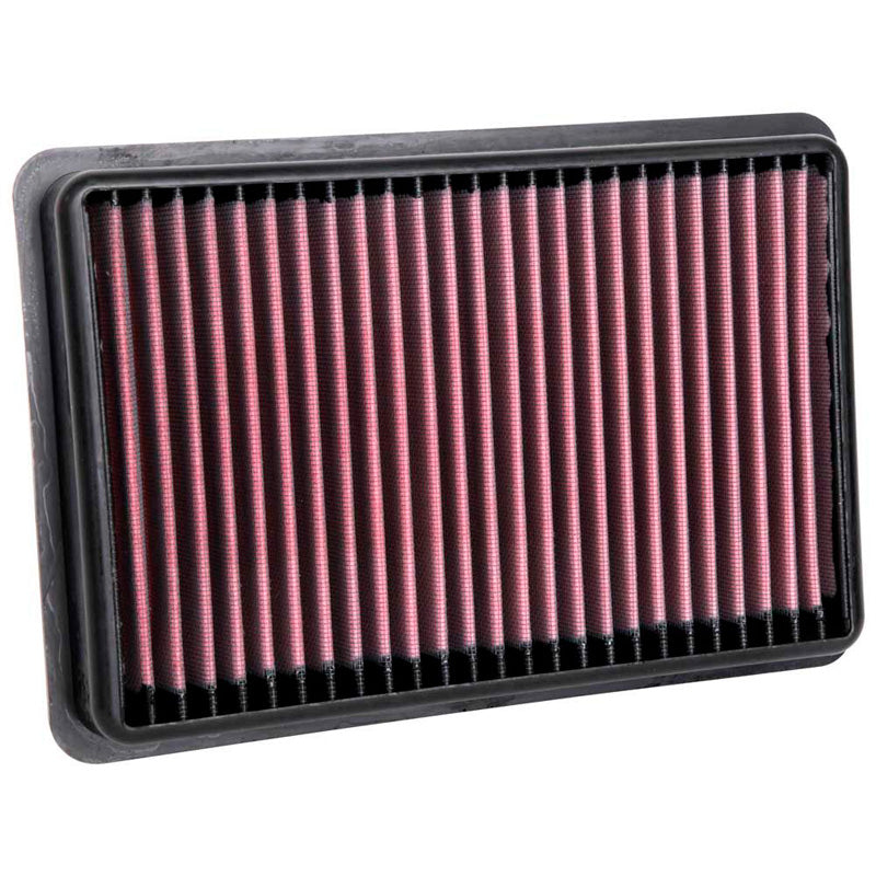 Filtre panneau K&N, compatible avec KIA Sorento II (XM) 2.0/2.2 CRDi & Hyundai Santa Fé III (DM) 2.0/2.2 CRDi & 2.4 2009- (33-3129)