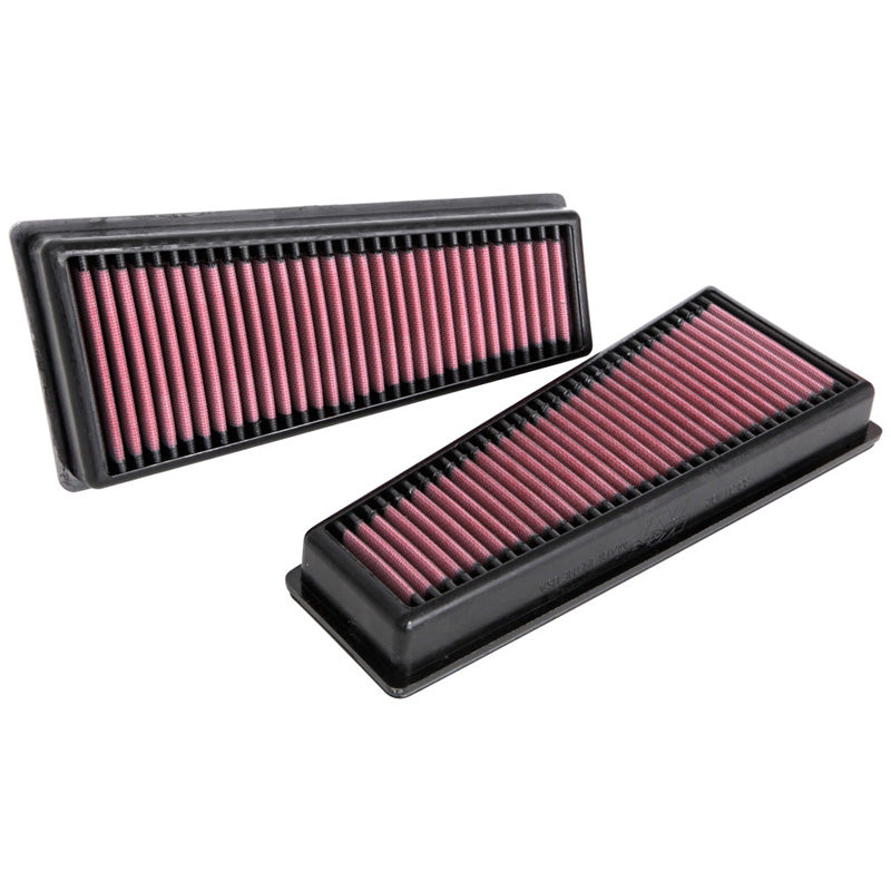 K&N Panel Filter, Fits Mercedes Benz AMG E63/G63/GT63/S63 V8 4.0 2018- (set of 2 pieces) (33-3140)