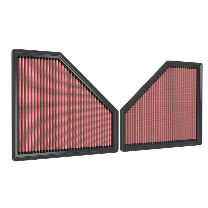 K&N Panel Filter, Fits BMW M3 (G80) & M4 (G82) 2020- (set of 2 pieces) (33-3171)