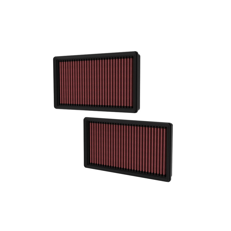 K&N Panelfilter, past op BMW 760Li (F02) V12 2012-2015 & 760Li (G12) V12 2015-2022 (set van 2 stuks) (33-5124)