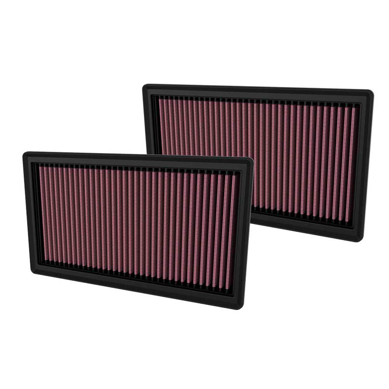 K&N filtre à panneau, convient à Land Rover Range Rover (V) V8 4.4L 2022- (lot de 2 pièces) (33-5134)