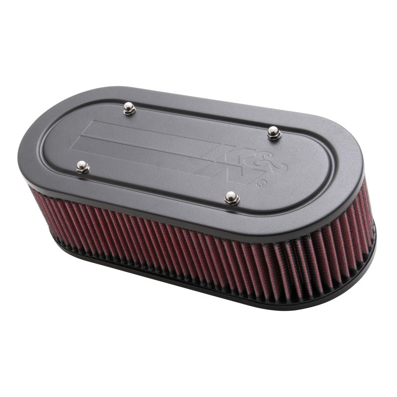 K&N Custom Racing Assembly Oval 305x140mm, fits Weber 40/46 IDA, Assembly height 85mm (56-1770-2)