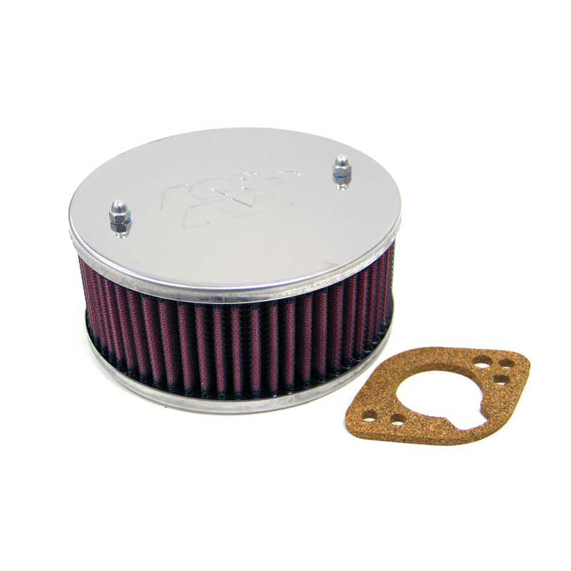 K&N Custom Racing Assembly Round, past op Stromberg 150 CD, centraal gat, montagehoogte 65mm (56-9154)