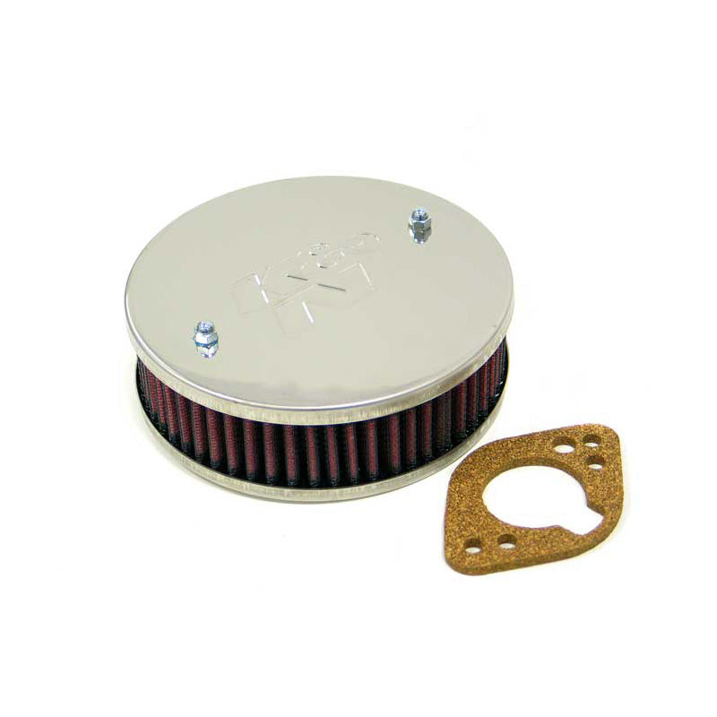 K&N Custom Racing Assembly Round, past op Stromberg 150, diameter 150 mm, montagehoogte 45mm (56-9312)