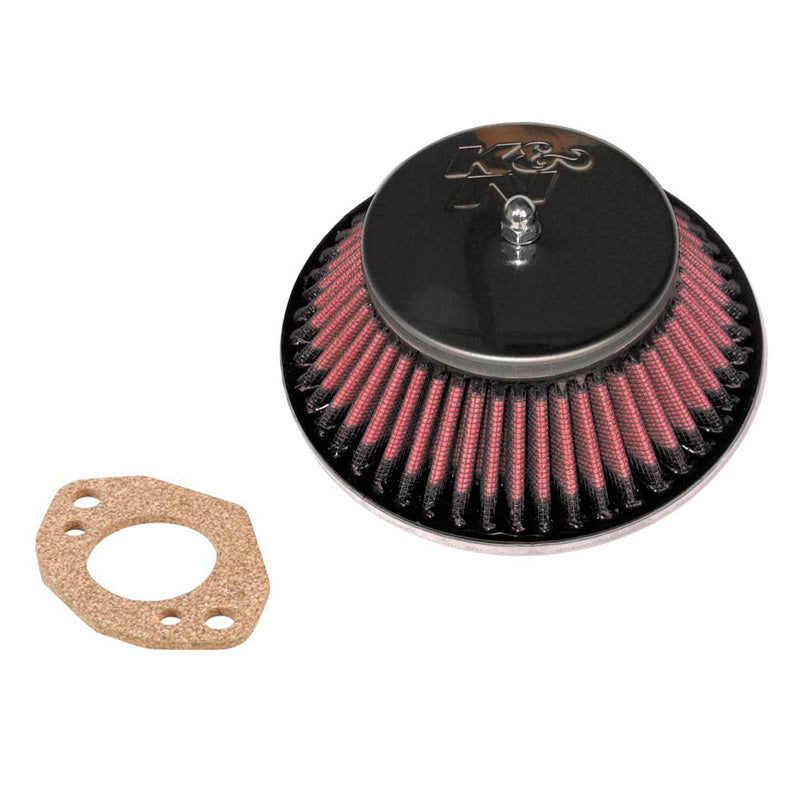 K&N Custom Racing Assembly Round Taper, past op SU/SU Hitachi 1.5'' HS4/HIF4/HIF38, offset gat, montagehoogte 52mm (56-9320)
