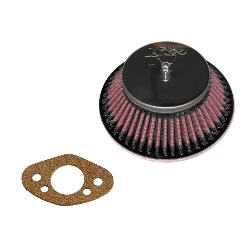 K&N Custom Racing Assembly Round Tapered, convient pour SU 1.25'', hauteur d'assemblage 52mm (56-9335)