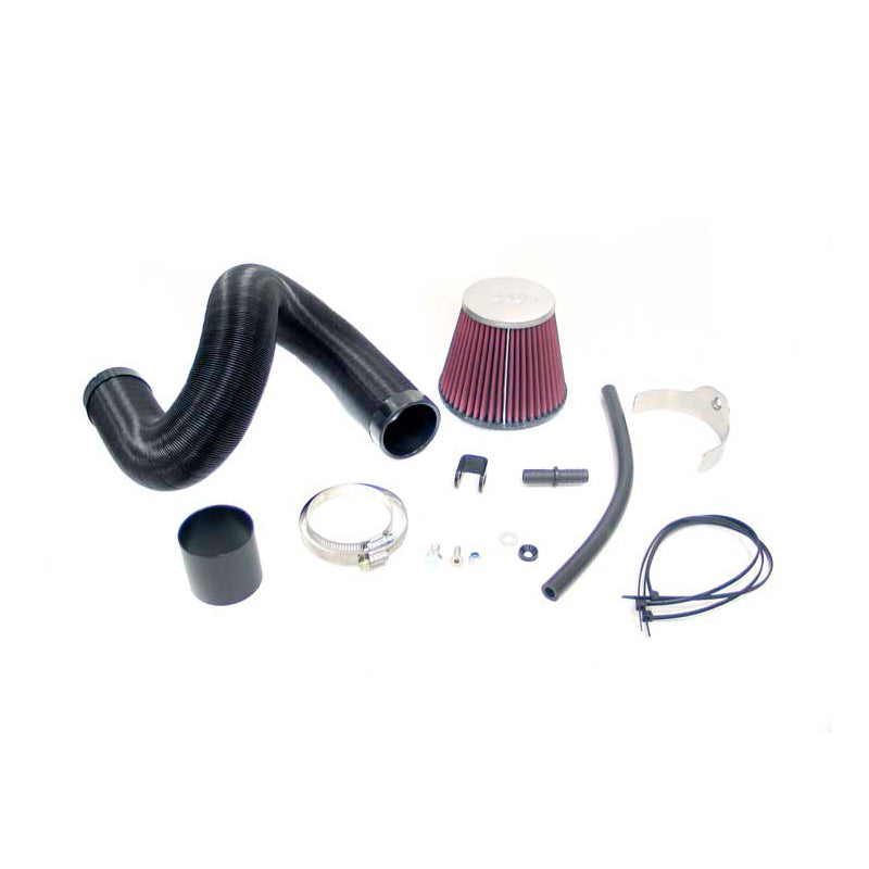 K&N, kit d’admission, compatible avec Ford Fiesta 1.4 16v 80HP (4/2002-)