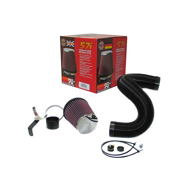 Kit d'admission d'air haute performance K&N, compatible avec Fiat Grande Punto 1.4 16v 2005- + Bravo 1.4 2007- (57-0562)