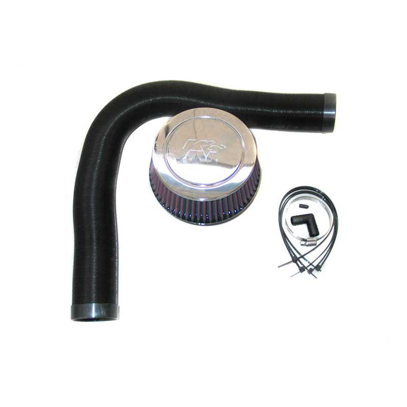 K&N Performance Air Intake Kit, Fits Fiat Gr.Punto + Evo 1.2/1.4 8v 2005- + Fiat 500 1.2 + Ford Ka 1.2 2009- (57-0655)