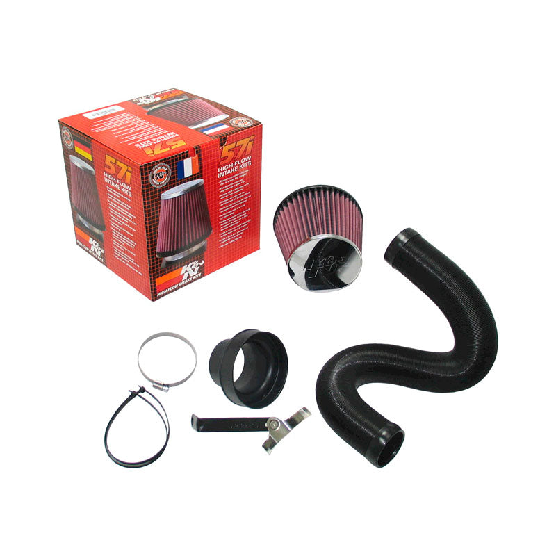 Kit d'admission d'air haute performance K&N, compatible avec Fiat Grande Punto 1.4I T - JET (57-0679)