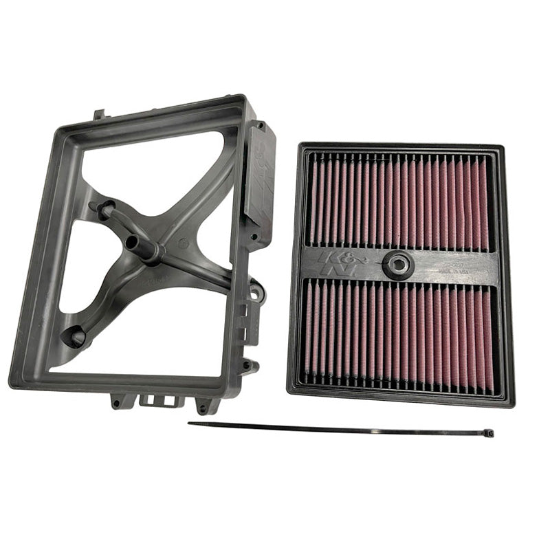 K&N performance luchtinlaatkit, geschikt voor diverse Volkswagen/Audi/Seat/Skoda 1.0L 3 Cylinder 2015- (57-0697)
