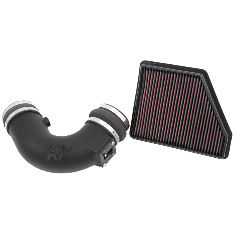 K&N Performance Air Intake Kit, Fits Chevrolet Camaro V8-6.2L 2010-2014 (57-3074)