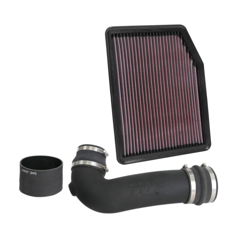 Kit d'admission d'air performance K&N, convient à Chevrolet Silverado 1500 V8-5.5/6.2L 2019-2020 (57-3108)