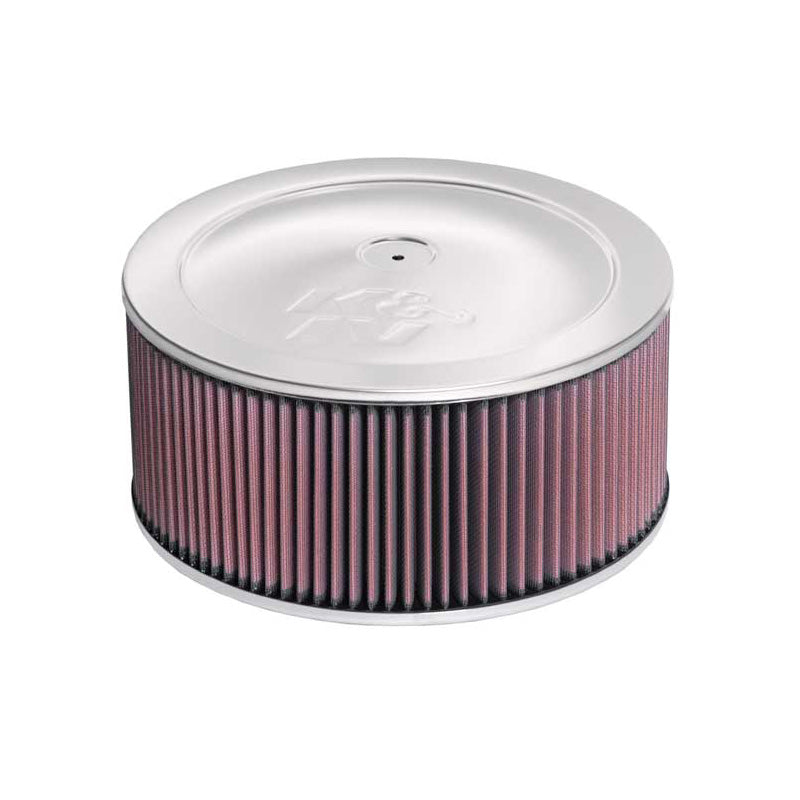 K&N Ensemble de filtre à air rond - bride de 130mm, diamètre 279mm, hauteur 152mm (60-1190)