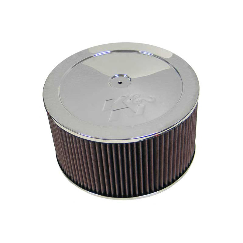 K&N Ensemble de filtre à air rond - bride de 130mm, diamètre de 279mm, hauteur de 178mm (60-1220)
