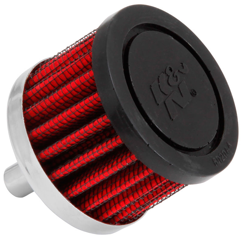 K&N Filtre de ventilation de carter - Base en acier - Bride de 10 mm (62-1000)